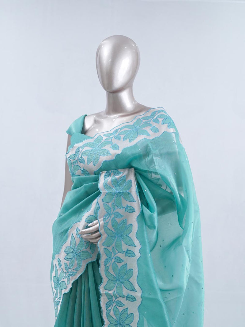 Crystal Organza Saree SAN5470 A