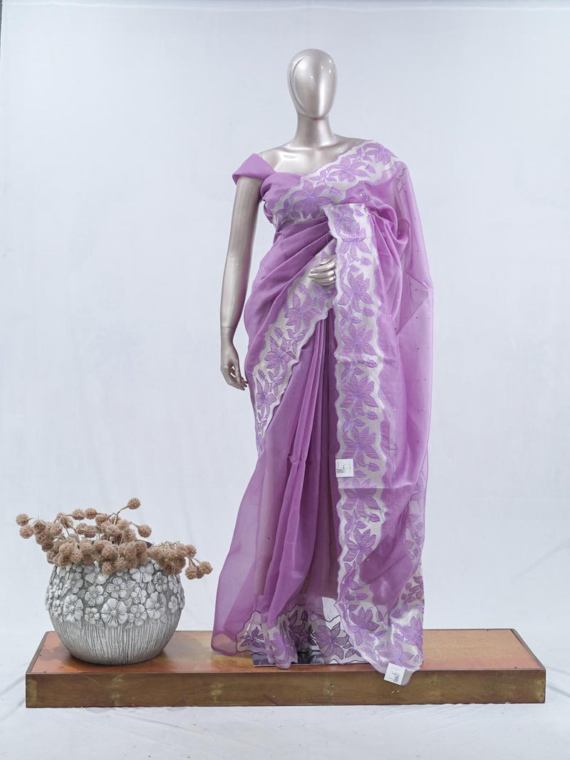 Crystal Organza Saree SAN5470 A1
