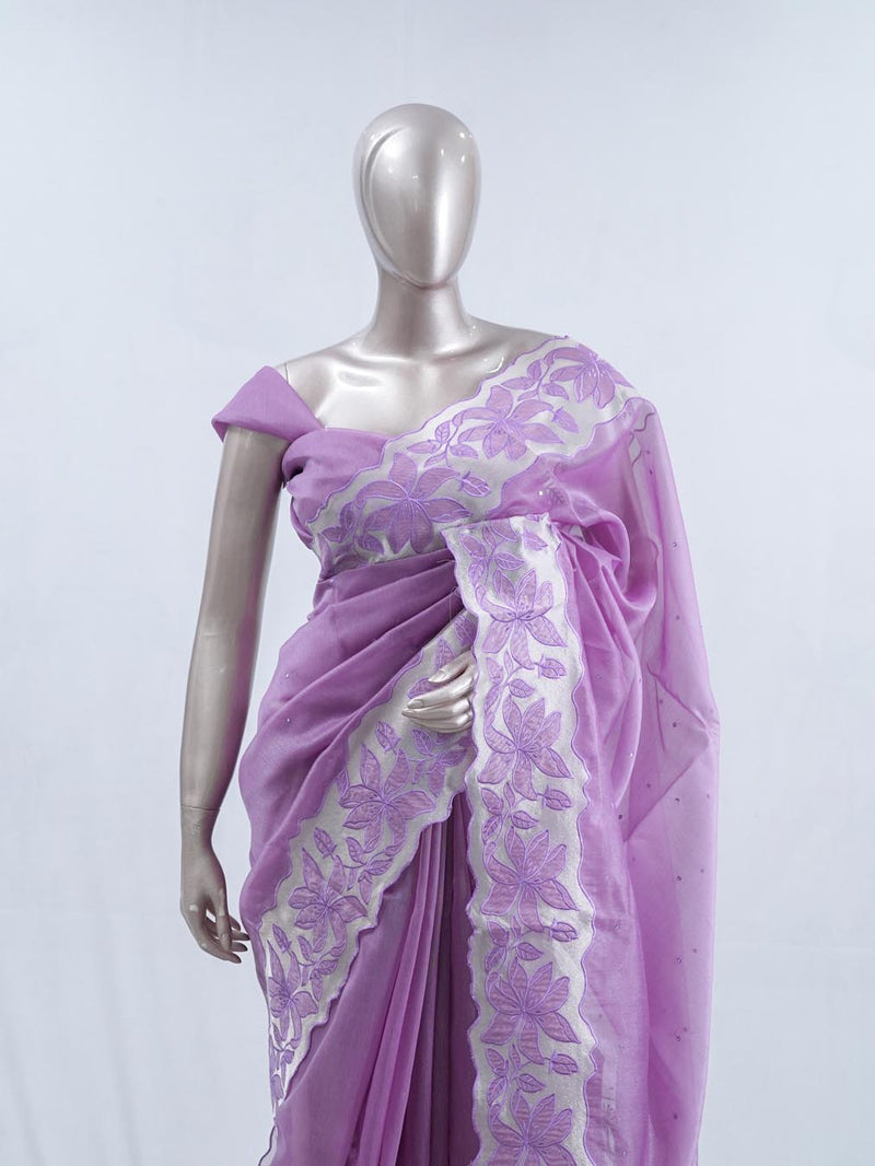 Crystal Organza Saree SAN5470 A1