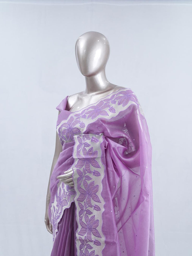 Crystal Organza Saree SAN5470 A1