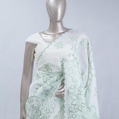 Soft mint green pastel embroidered kota saree SAN5565 A