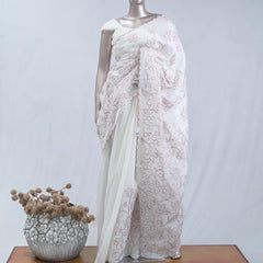 Brown embroidered Kota saree SAN5565 D