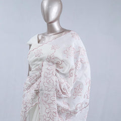 Brown embroidered Kota saree SAN5565 D