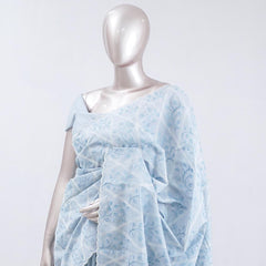 White Applique embroidery kota saree  9