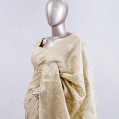 Elegant Beige Art Silk Embroidered Saree SAN5566