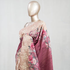 Printed Tusser Silk Saree  SAN5327