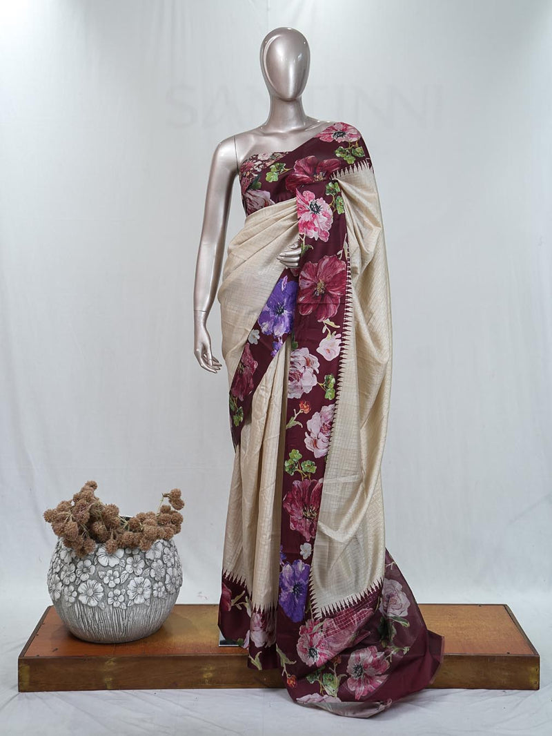 Synthetic kota Saree B  SAN5257