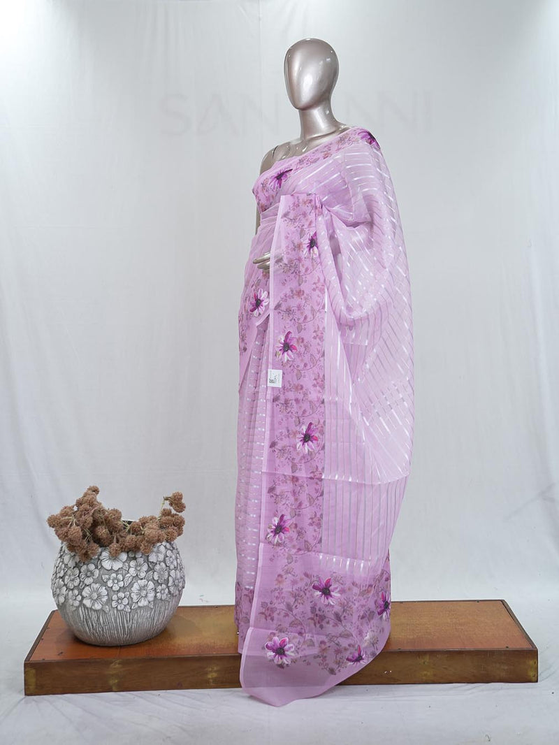 Glass Oraganza Saree B  SAN5323