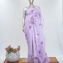 Glass Organza Saree C  SAN5323