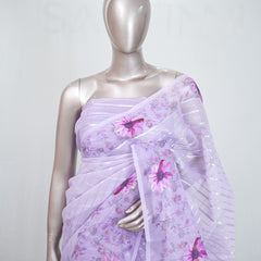 Glass Organza Saree C  SAN5323