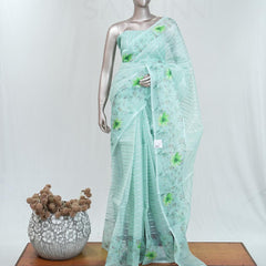 Glass Organza Saree  D SAN5323