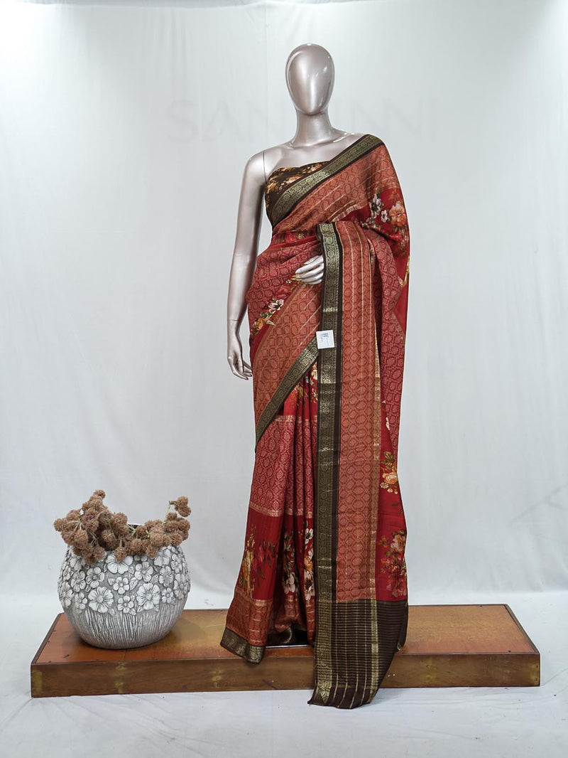 Mysore Silk Saree  A SAN4423