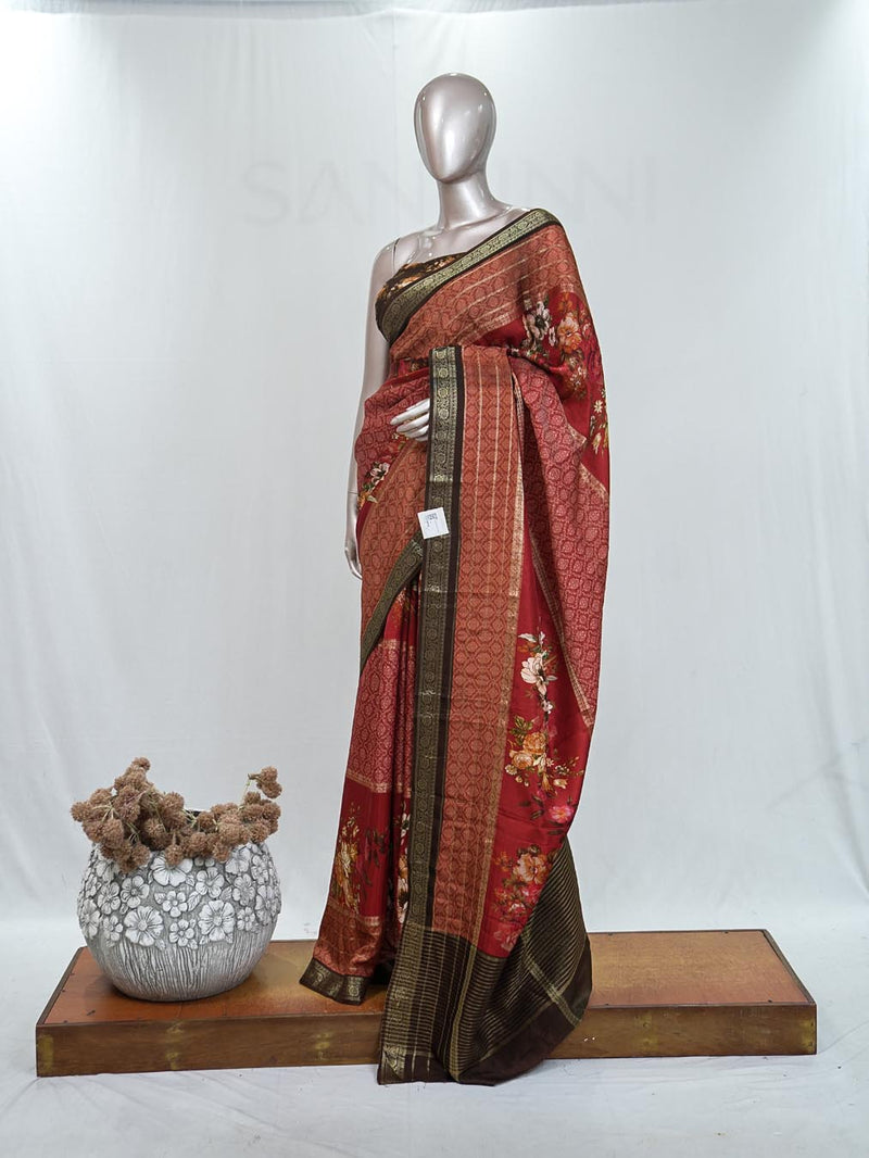Mysore Silk Saree  A SAN4423
