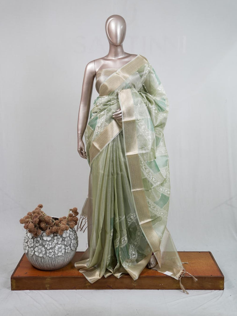 Floral tissue saree  9 SAN5187