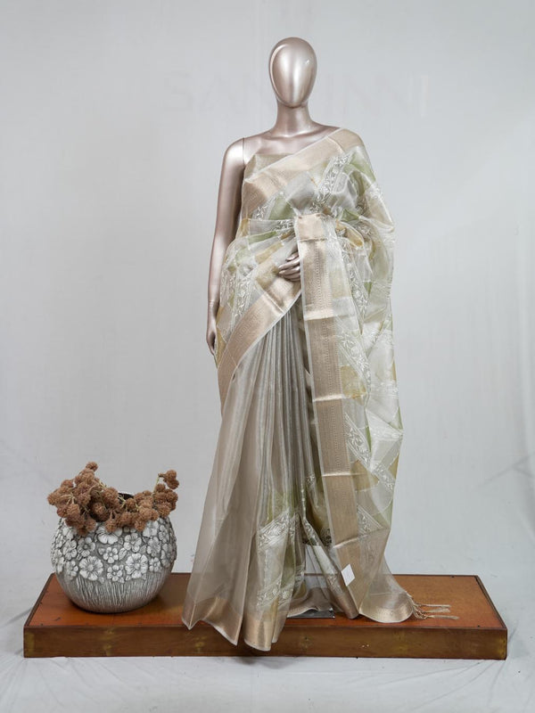 Floral tissue saree 8  SAN5188