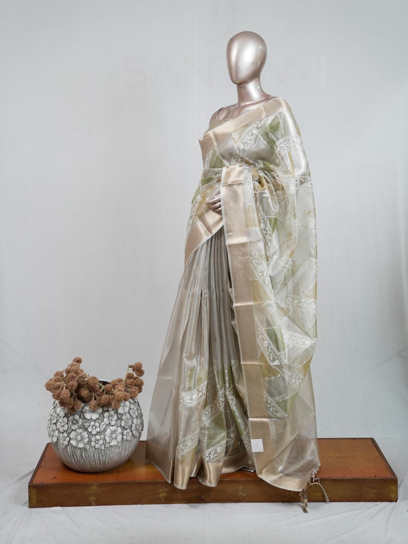 Floral tissue saree 8  SAN5188