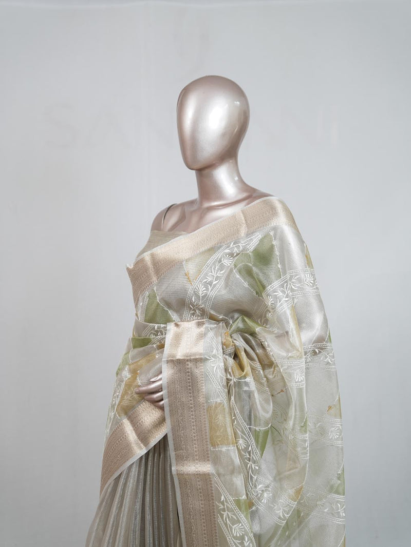 Floral tissue saree 8  SAN5188