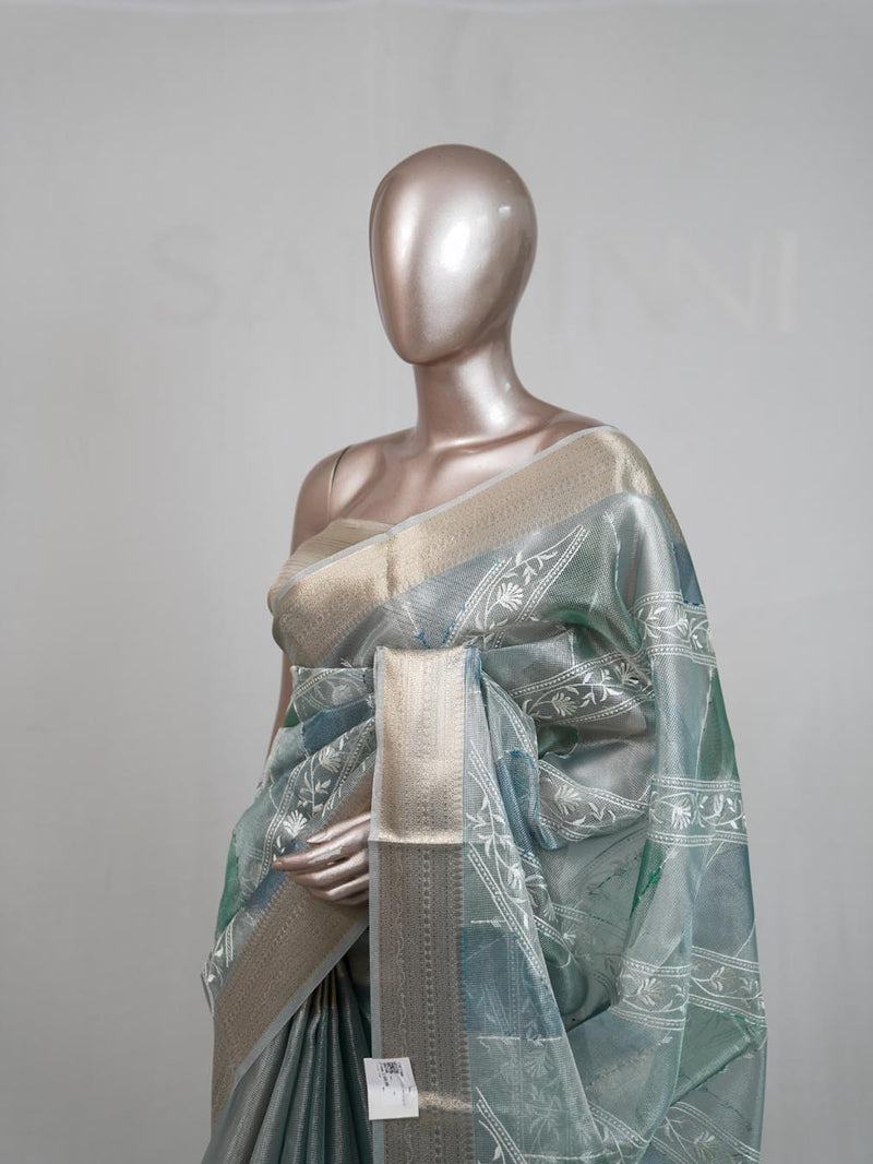 Floral tissue saree 5 SAN5186