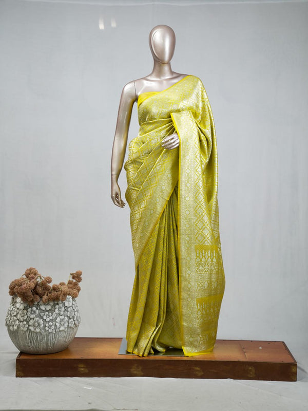 Semi Katan Banarasi Saree  A SAN3792