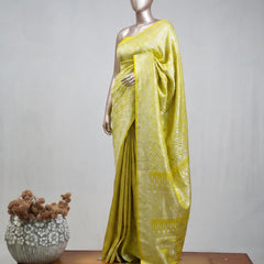 Semi Katan Banarasi Saree  A SAN3792