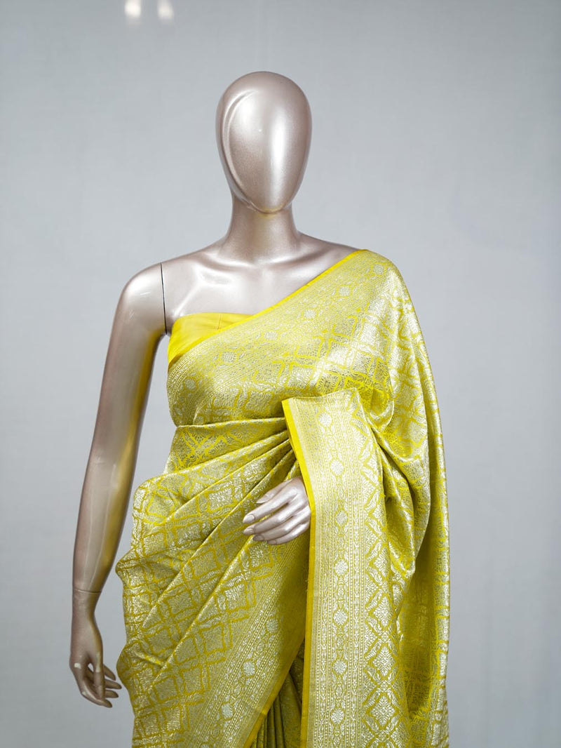 Semi Katan Banarasi Saree  A SAN3792