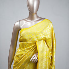 Semi Katan Banarasi Saree D SAN3883