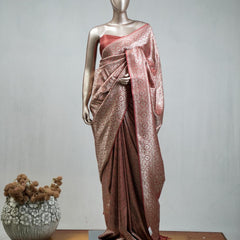 Semi Katan Banarasi Saree F SAN3629