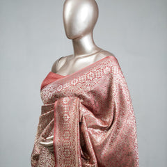 Semi Katan Banarasi Saree F SAN3629