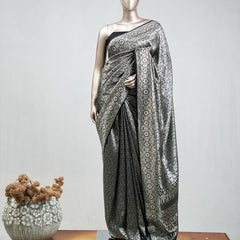 Semi Katan Banarasi Saree H SAN3639