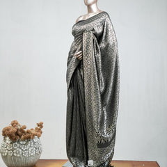 Semi Katan Banarasi Saree H SAN3639