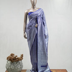 Semi Katan Banarasi Saree I  SAN3871