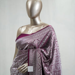 Semi Katan Banarasi Saree J SAN3875