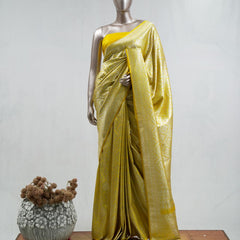 Semi Katan Banarasi Saree  L  SAN3864
