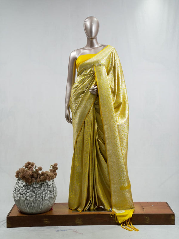 Semi Katan Banarasi Saree  L  SAN3864