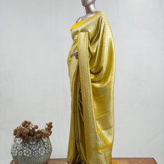 Semi Katan Banarasi Saree  L  SAN3864