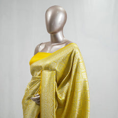 Semi Katan Banarasi Saree  L  SAN3864