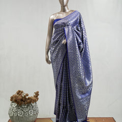 Semi Katan Banarasi Saree  SAN3854