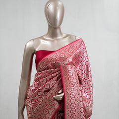 Semi Katan Banarasi Saree M SAN3851