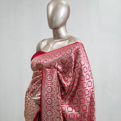 Semi Katan Banarasi Saree M SAN3851