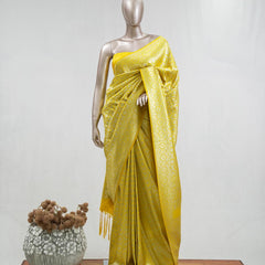 Semi Katan Banarasi Saree N SAN3859