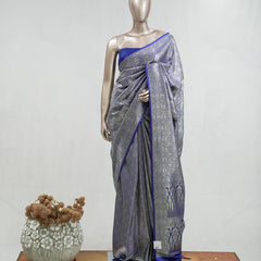 Semi Katan Banarasi Saree O  SAN3855