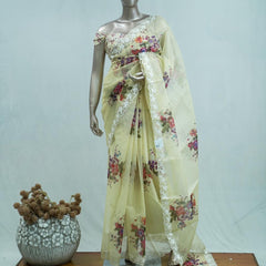 Printed Organza Saree B SAN5312