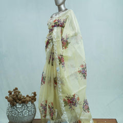 Printed Organza Saree B SAN5312