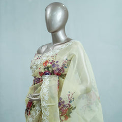 Printed Organza Saree B SAN5312