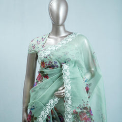 Printed Organza Saree D SAN5312