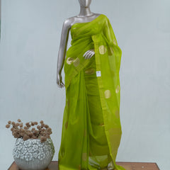 Pure Kora Organza saree C  SAN5410