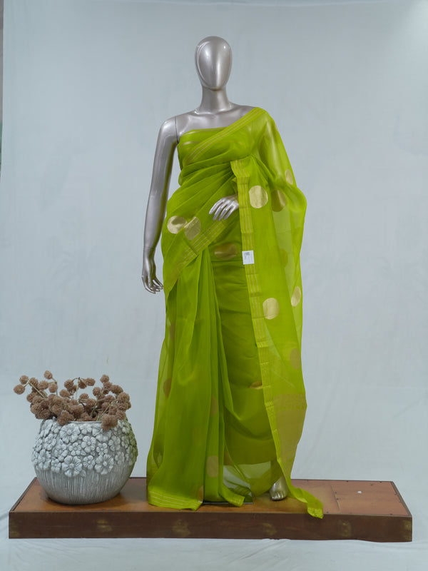 Pure Kora Organza saree C  SAN5410