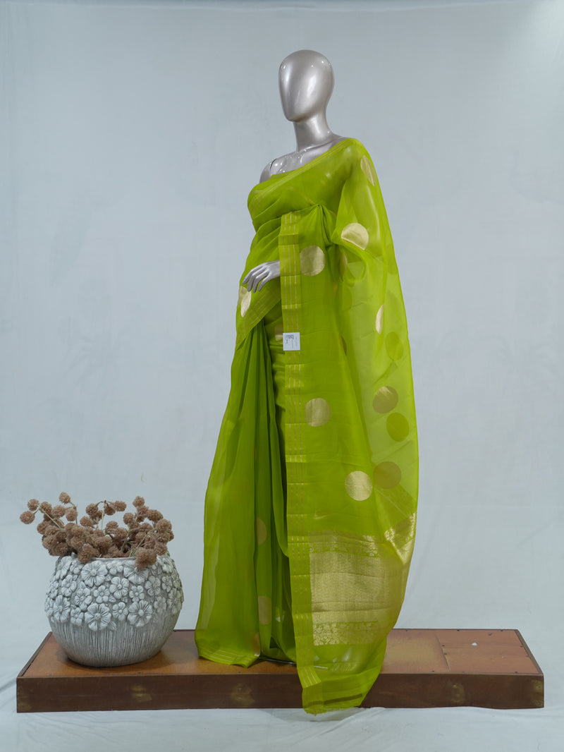 Pure Kora Organza saree C  SAN5410