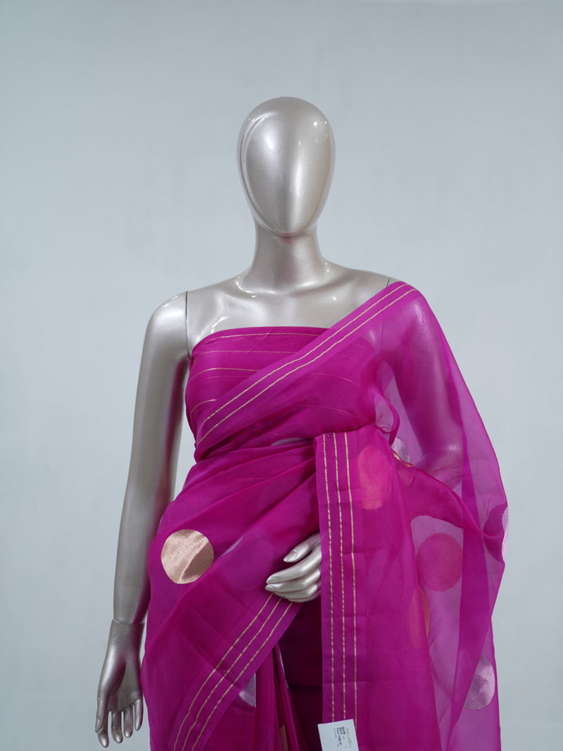 Pure Kora Organza Saree  D  SAN5410