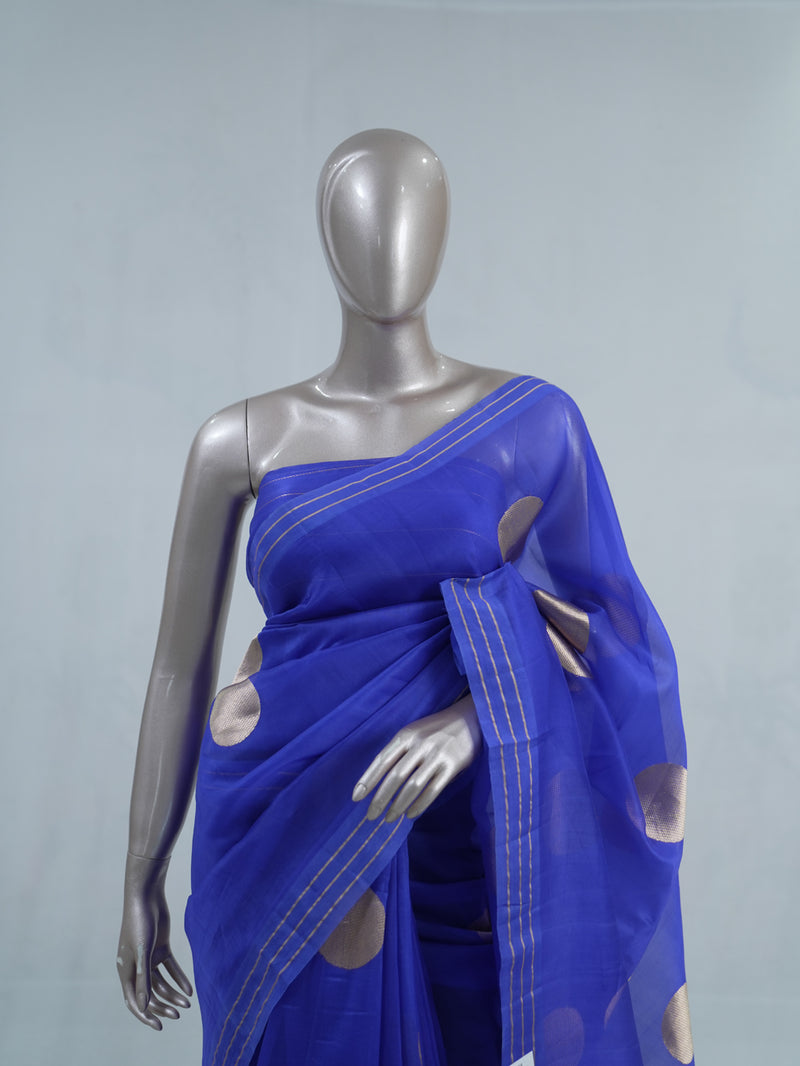 Pure Kora Organza saree E  SAN5410
